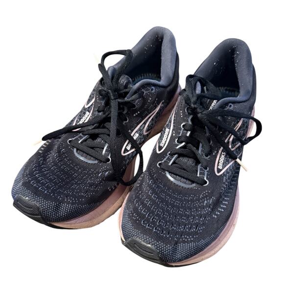 Brooks Glycerin 19 Running Shoes navy Pink Women’s Size 10 - Picture 1 of 7